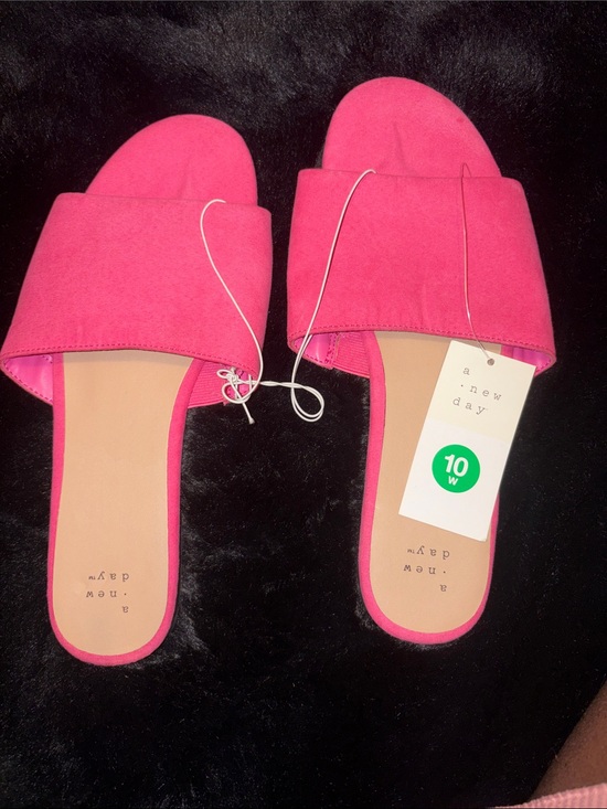 a new day Shoes - a new day Hot Pink Slide Mules